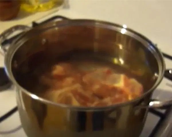 Борщ с квашеной капустой — шаг 1