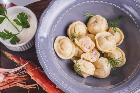 Рыбные пельмени
