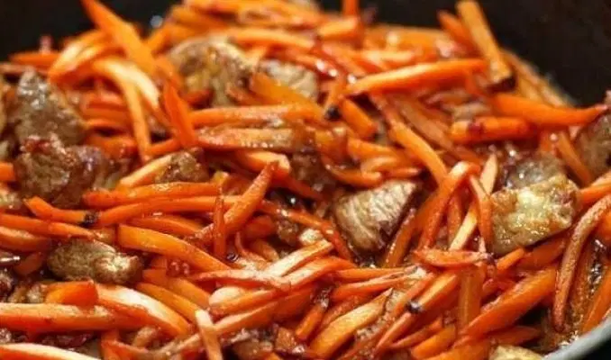 Узбекский плов с бараниной и нутом — шаг 5