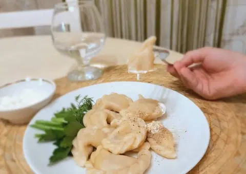 Вареники с редькой