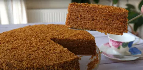 Торт медовый со сгущенкой
