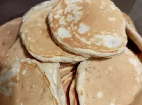 Панкейки с яблоками