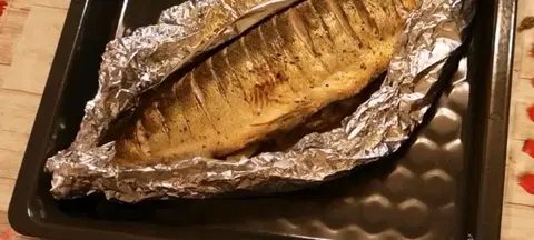 Нельма в духовке