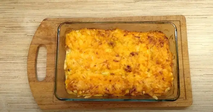 Запеканка из кабачков с фаршем и сметаной — шаг 6