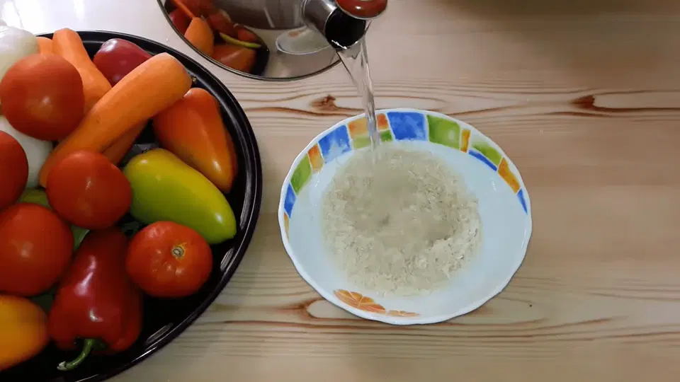 Перец, фаршированный овощами — шаг 1