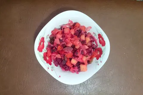 Салат по мотивам винегрета