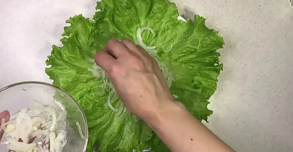 Салат Мужские грезы с говядиной — шаг 5