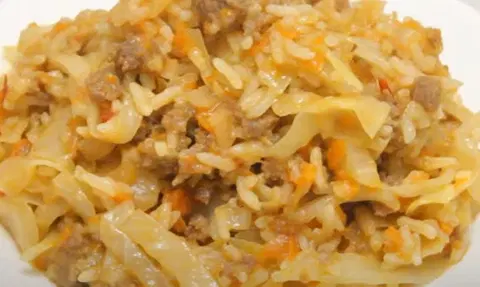 Ленивые голубцы с рисом