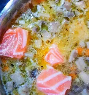 Уха из лосося — шаг 5