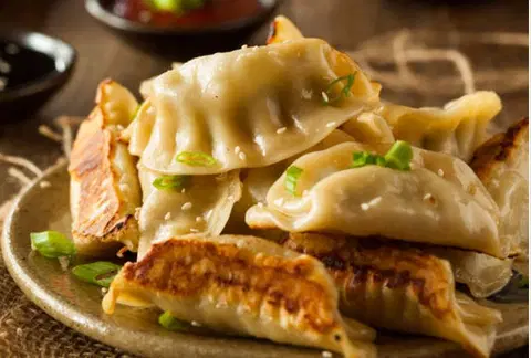 Японские пельмени гедза (Геза) с мясным фаршем