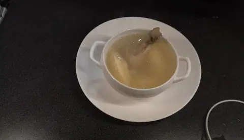 Бульон с клецками