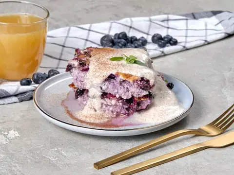 Пирог с голубикой
