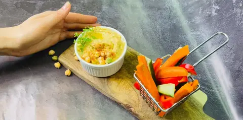 Хумус с кунжутной пастой