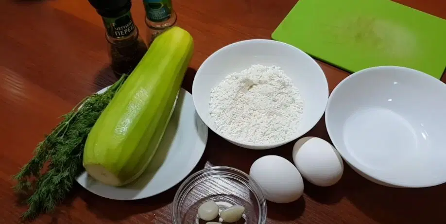 Кабачки с чесноком и укропом — шаг 1