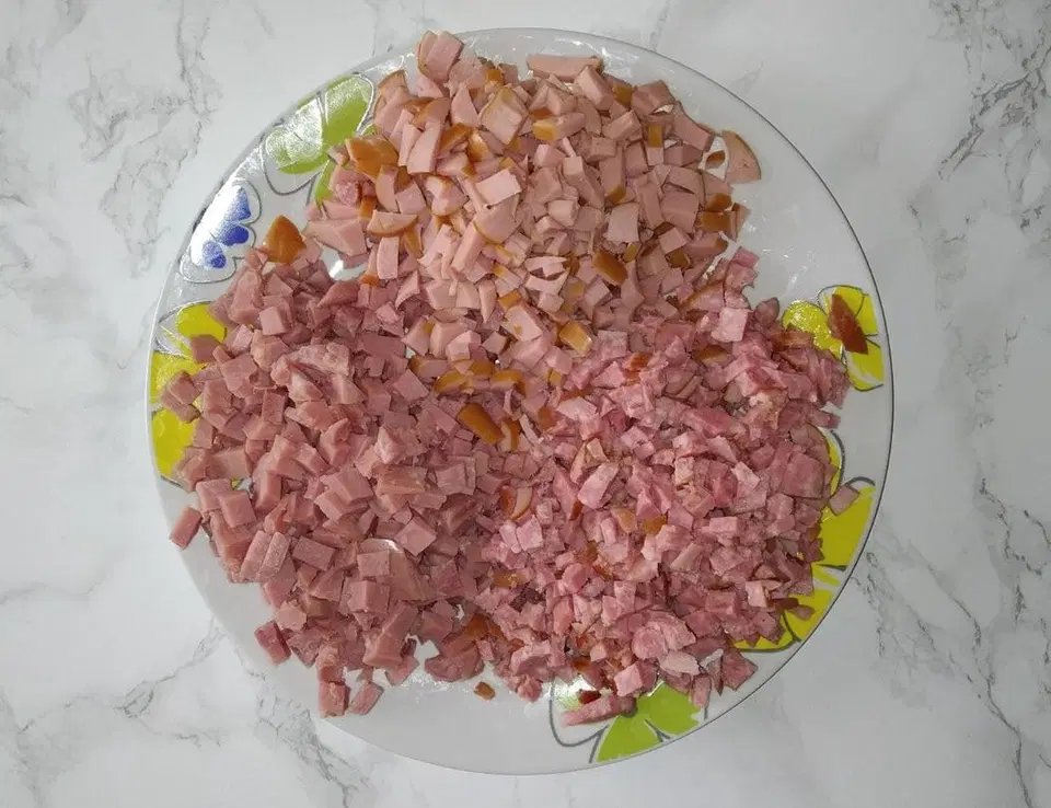 Солянка с горошком — шаг 1