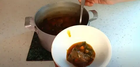 Гуляш из легкого говяжьего