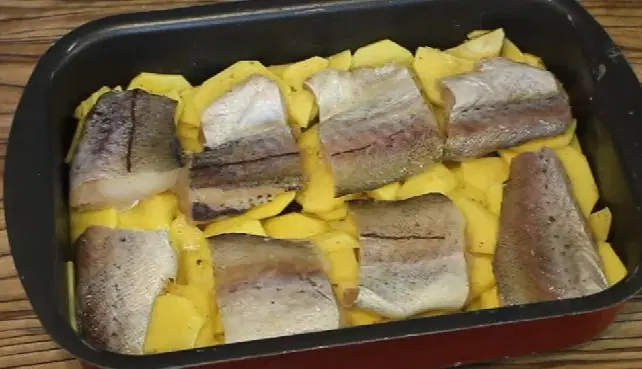 Запеченная рыба под овощами — шаг 1