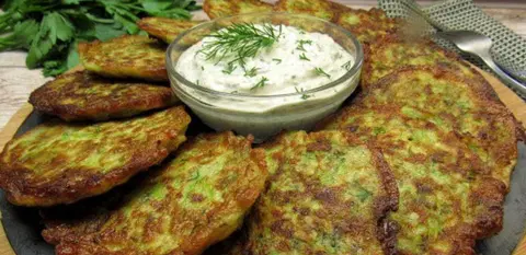 Оладьи из кабачков классические