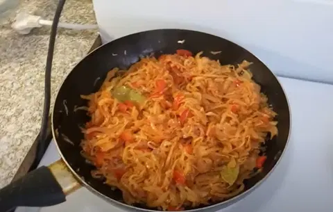 Постная солянка из капусты