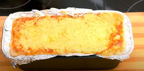 Лазанья с шампиньонами и куриным филе