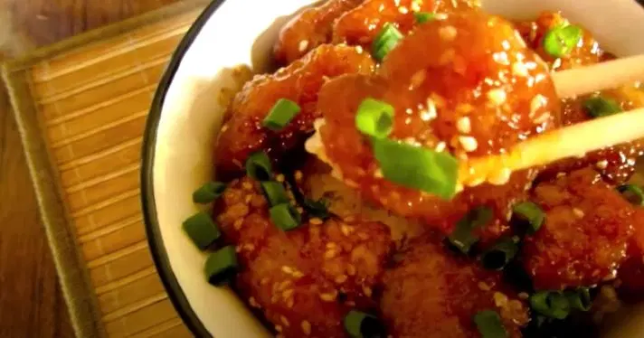 Курица в карамели по-китайски