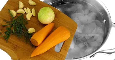 Овощной бульон для супа без мяса