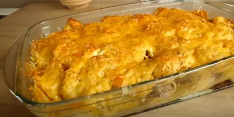 Картофельная запеканка с курицей и сыром