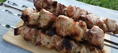 Шашлык на пиве