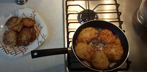 Овощные оладьи из патиссонов