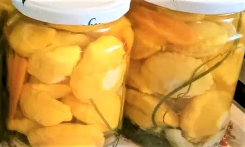 Патиссоны на зиму