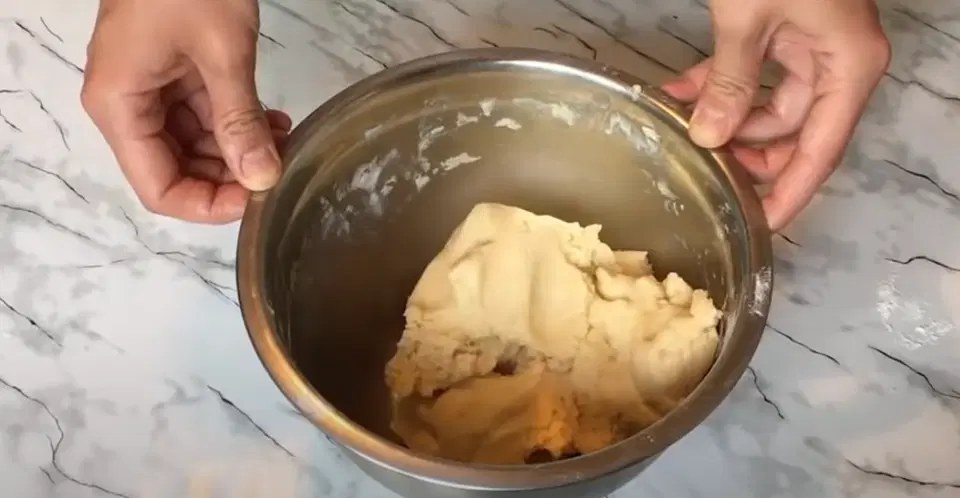 Печенье новогоднее курабье — шаг 3