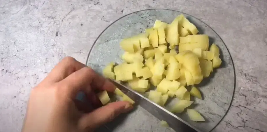 Окрошка на молоке — шаг 1