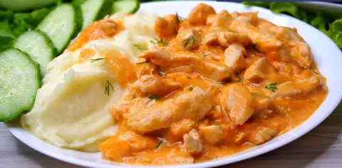 Подлива из курицы для пюре