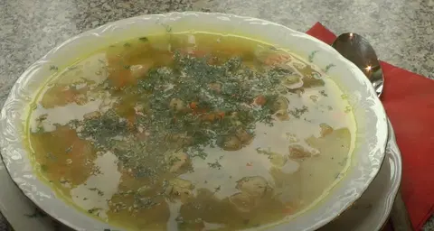Гороховый суп с беконом
