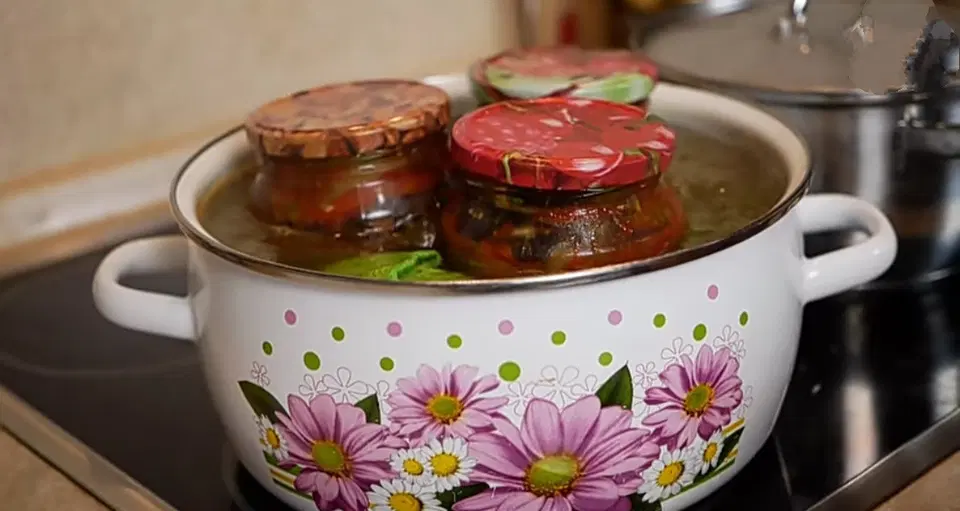 Слоеные баклажаны на зиму — шаг 12