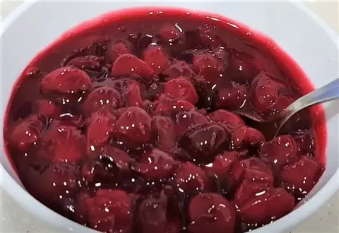 Начинка для блинов из замороженной вишни