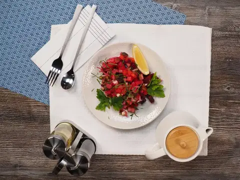 Винегрет со свежей капустой без горошка