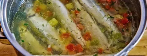 Уха из корюшки
