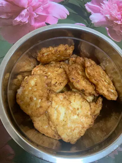 Мясные оладьи — шаг 4