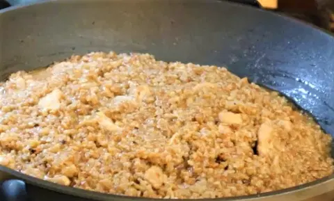 Полба с курицей