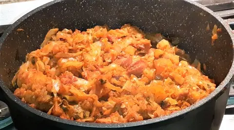 Солянка с капустой