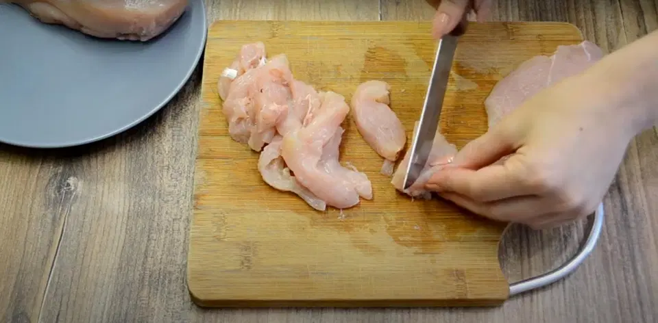 Соба с курицей и овощами — шаг 1