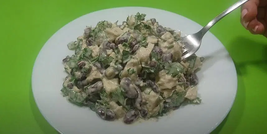 Салат Наполи с фасолью