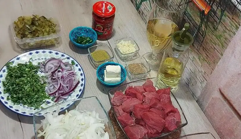 Грузинская солянка — шаг 1