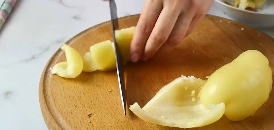 Лечо из баклажанов на зиму — шаг 2