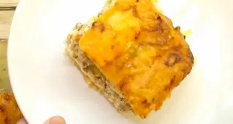 Постная запеканка из кабачков и фарша индейки