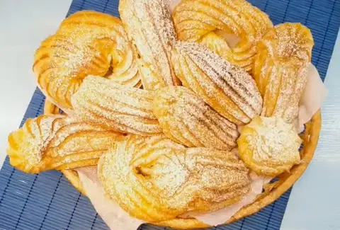 Эклеры со сливочно-творожным кремом