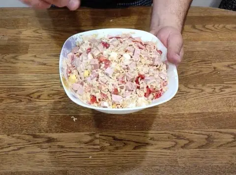 Салат из доширака