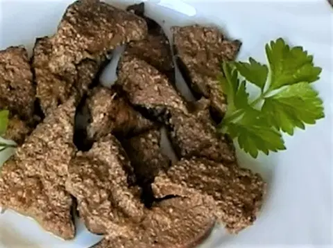Печень индейки в сметане