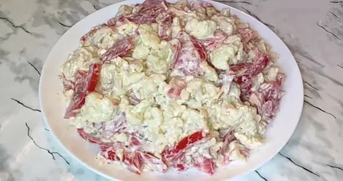 Салат из цветной капусты